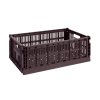 Úložný box Colour Crate Large ve vínové barvě od HAY