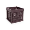 Úložný box Colour Crate Cube ve vínové barvě od značky HAY