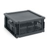 Víko boxu Colour Crate Plastic "Square Large" na černém boxu