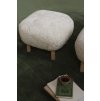 Pouf Little Petra ATD1 "Oak / Sheepskin Moonlight" &Tradition