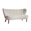 Sofa Little Petra VB2 "Walnut / Karakorum 003" &Tradition