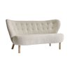 Sofa Little Petra VB2 "Oak / Karakorum 003" &Tradition