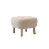 Pouf Little Petra ATD1 "Oak / Karakorum 003" &Tradition