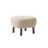 Pouf Little Petra ATD1 "Walnut / Karakorum 003" &Tradition