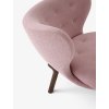 Křeslo Little Petra VB1 "Walnut / Ecriture 0640" &Tradition - růžová barva