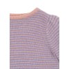 Dětská mikina ze směsi vlny s fialovými a růžovými proužky od Konges Sløjd