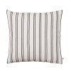 Bílý dekorační polštář s černými pruhy od ferm LIVING