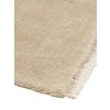 Jutový koberec v béžové barvě s bavlněnými třásněmi na koncích od ferm LIVING