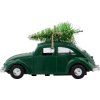 Vánoční dekorace v podobě zeleného auta s vánočním stromečkem od House Doctor