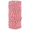 Dekorativní provázek 100 m v červeno-bílé barvě od IB Laursen