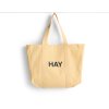 Plátěná taška Shopper ve žluté barvě od značky HAY