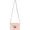 Růžová kabelka s dlouhým ramenním popruhem a třpytkami od Konges Sløjd