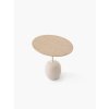 Oválný odkládací stolek Lato LN9 "Oak / Crema Diva Marble" &Tradition
