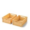 Úložné boxy Weston S "Lemon Yellow" - 2 kusy Liewood