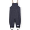 Dětské nepromokavé kalhoty Mini A Ture s kšandami v tmavě modré barvě - zezadu
