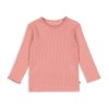 Dětské tričko s dlouhým rukávem, se vzorečkem v růžové barvě od Konges Sløjd