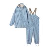 Nepromokavý set do deště - kalhoty a bunda s modrými proužky od MarMar