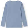 Pohodlné dětské triko s dlouhým rukávem a knoflíčky u krku v modré barvě od MarMar