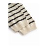Pletené legínky s černými proužky pro miminka od MarMar