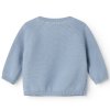 Bavlněný modrý svetřík pro miminka s knoflíčky od MarMar