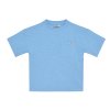 Dětské triko s krátkým rukávem v modré barvě s kapsičkou na hrudníku od HutteliHut