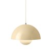 Závěsná lampa Flowerpot VP7 Ø 37 cm ve vanilkové barvě od &Tradition