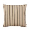 Béžový dekorační polštář s černými pruhy od ferm LIVING