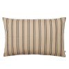 Béžový dekorační polštář s černými pruhy od ferm LIVING