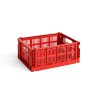 Úložný box Colour Crate Medium v červené barvě do HAY