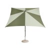 Slunečník z kolekce Terrazza v kombinaci světle a tmavé zelené s rozměrem 240 cm od HAY
