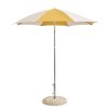 Slunečník z kolekce Terrazza v kombinaci krémové a žluté s rozměrem 200 cm od HAY
