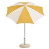 Slunečník z kolekce Terrazza v kombinaci krémové a žluté s rozměrem 200 cm od HAY