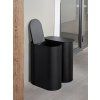 Odpadkový koš Enkel "Black" ferm LIVING