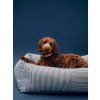 Pelíšek pro psy Large "Blue and White Stripe" HAY