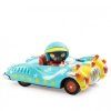 Kovové uutíčko Crazy Motors "Blue Gun" DJECO