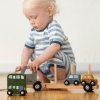 Dřevěný přepravník aut "Multi" Smallstuff pro malé prďoly od jednoho roku