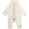 Fleecový overal pro miminka v krémové barvě od Mini A Ture