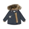 Zimní bunda MATWANG s kožíškem "Blue Nights"