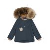 Zimní bunda MATWANG s kožíškem "Blue Nights"