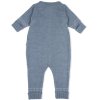 Roztomilý merino overal se zipem v tenkém provedení a modré barvě od značky Lillelam