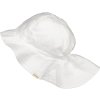 Lněný klobouček Alba Baby "White" MarMar