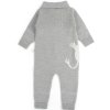 Roztomilý šedý merino overal s postavičkou Moomina od značky Lillelam