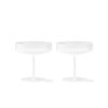 Skleničky Ripple Champagne Saurces - 2 kusy "Frosted" ferm LIVING