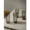 Skleničky Ripple Long Drink - 4 kusy "Smoked Grey" ferm LIVING