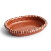 Servírovací mísa Barro Oval Large "Natural with Stripes" HAY