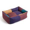 Pelíšek pro psy Large "Burgundy / Green" HAY
