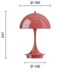 Přenosná lampa Panthella 160 V3 "Opaque Coral" Louis Poulsen