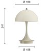 Přenosná lampa Panthella 160 V3 "Opal Beige" Louis Poulsen