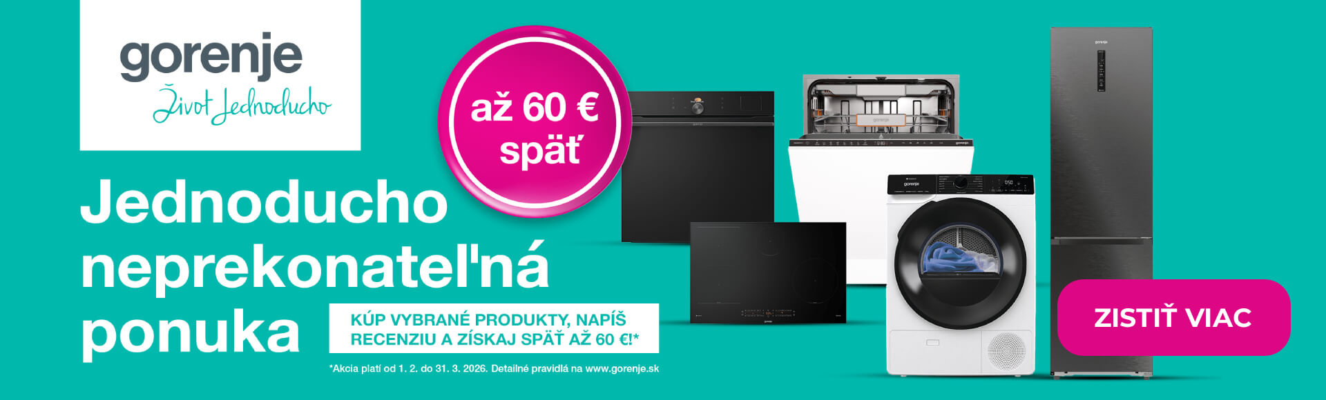 Gorenje Extra Cashback