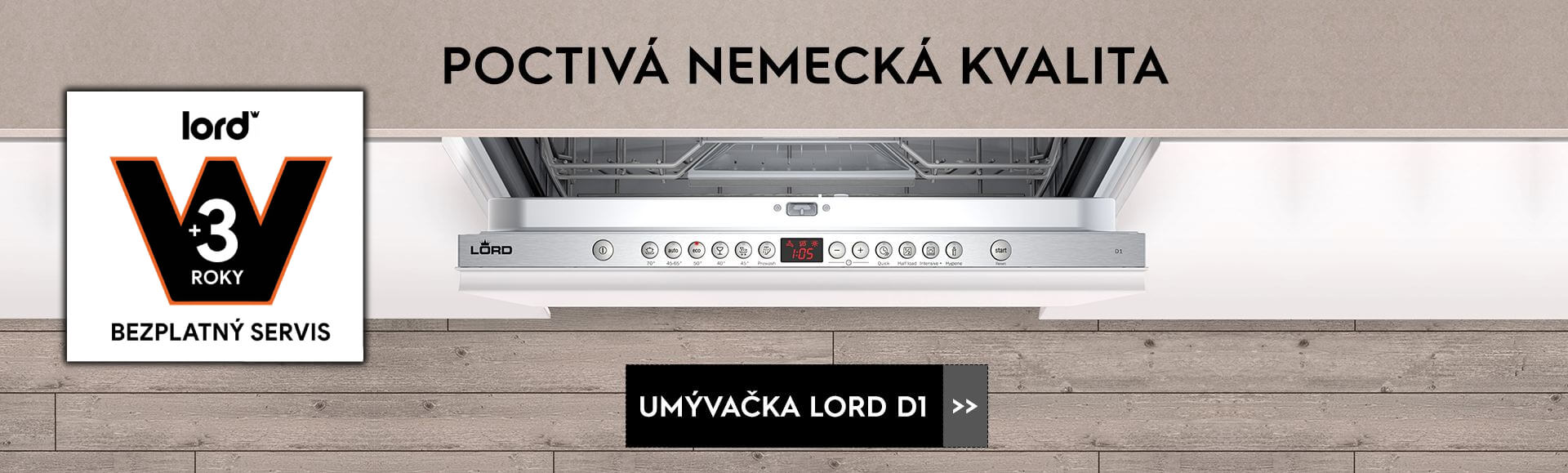 LORD D1 umývačka riadu
